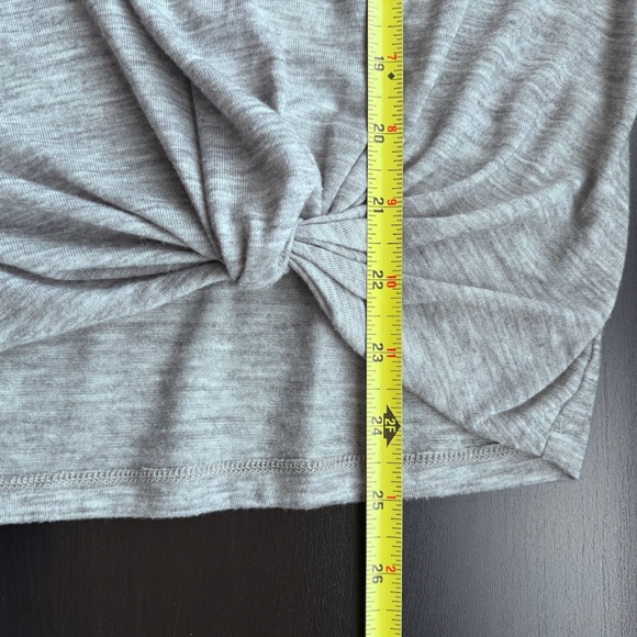 LOFT Knotted Front Long Sleeve Shirt - Picture 6 of 6